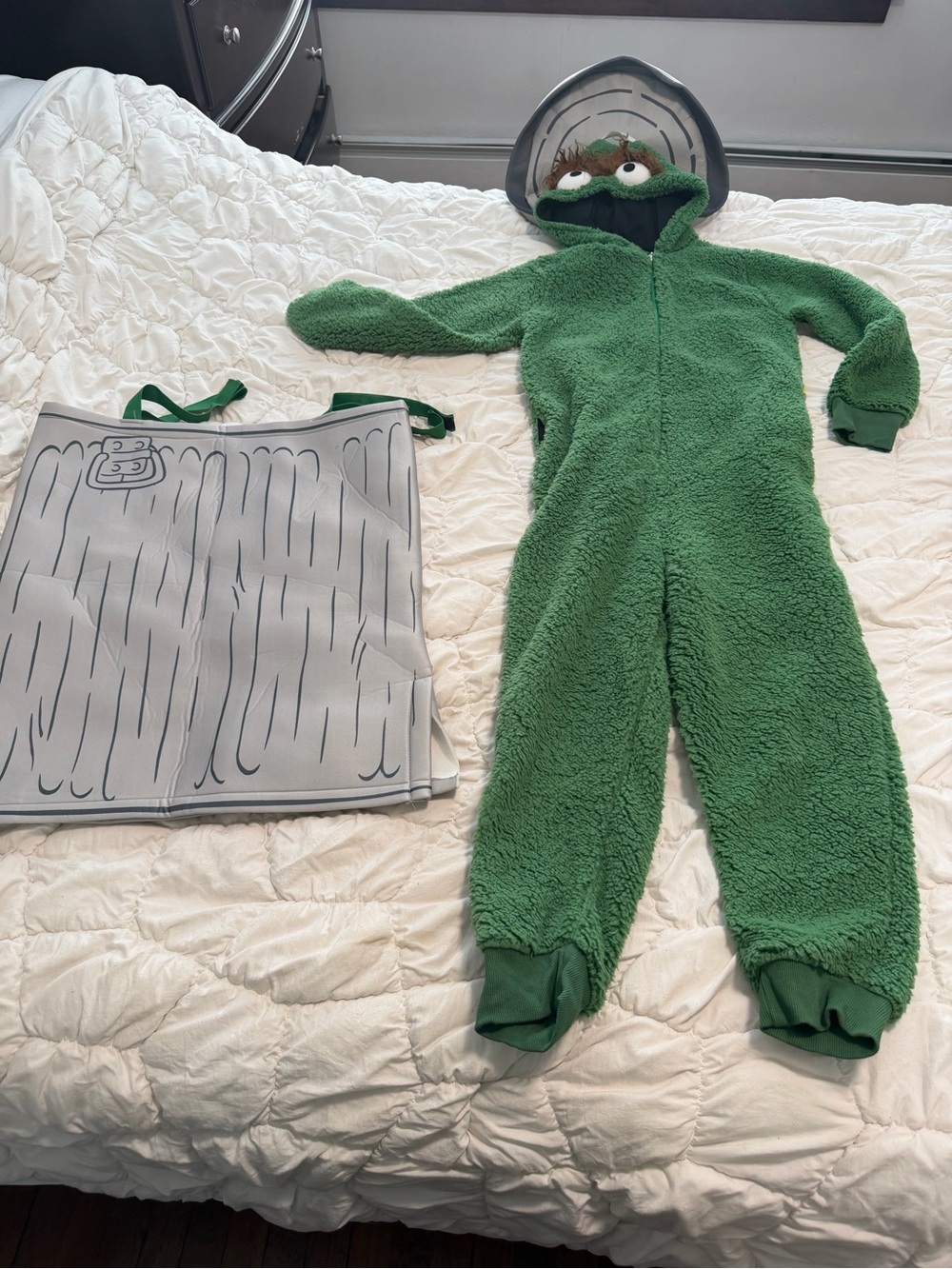 Kids Oscar the Grouch Costume L